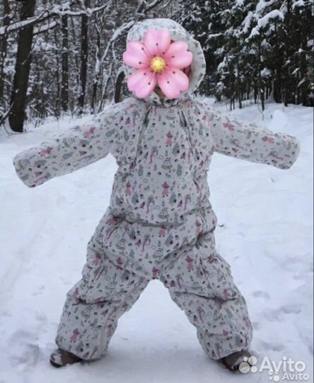 Moomin зимний комбинезон на девочку 92