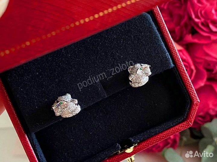 Серьги Cartier Panthere