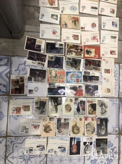 Почтовые конверты СССР открытки марки