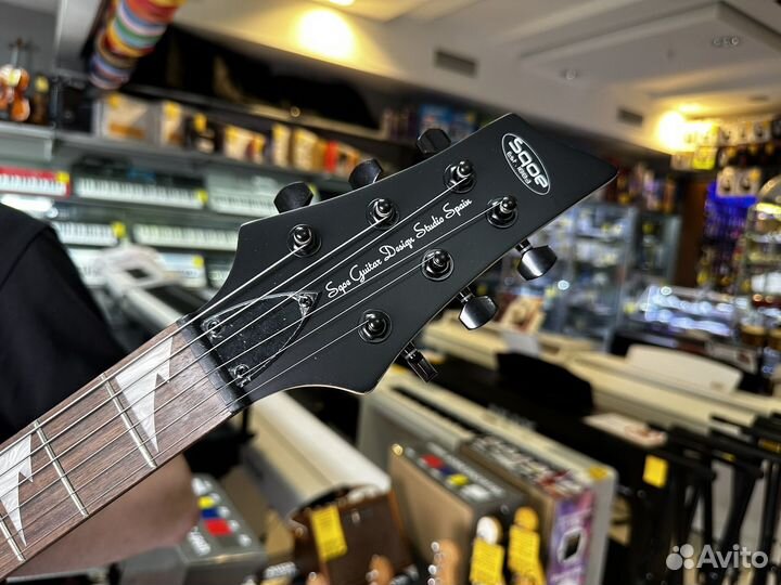 Электрогитара sqoe seib370 чёрный