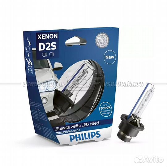 Ксеноновая лампа philips D2S WhiteVision gen2 5000