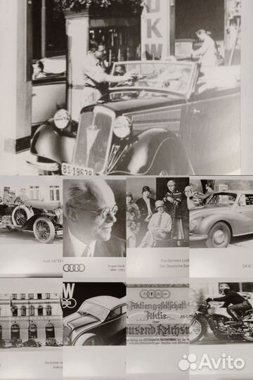 Открытки посвящены автомобильной маркеAudi