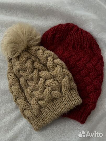 Шапка Max Mara MaxMara шерсть кашемир мех