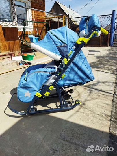 Коляска санки