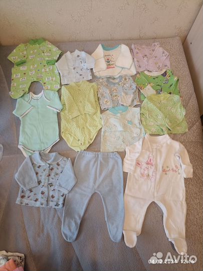 Вещи от 0 до 3 месяцев 56р-74р-80р