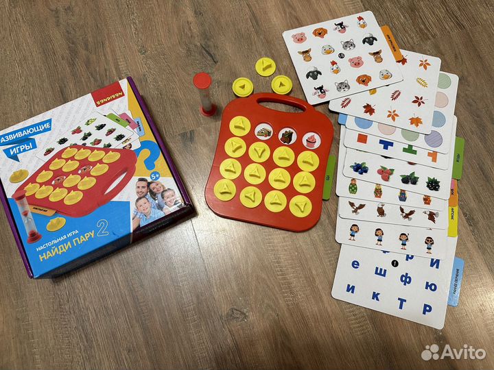 Bondibon Найди пару 2 развивающая игра