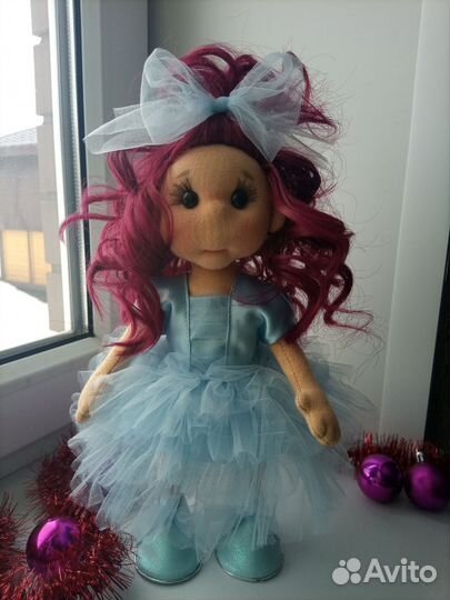 Текстильная интерьерная кукла