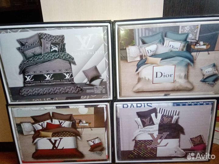 Кпб Брендовые 14 расцветок Евро Размер