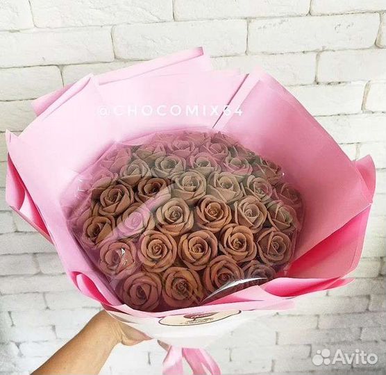 Букет из шоколадных роз