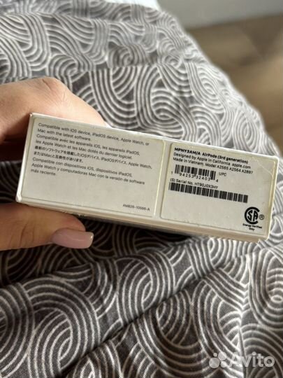 Беспроводные наушники apple airpods 3