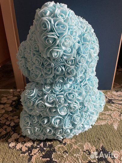 Медведь из роз