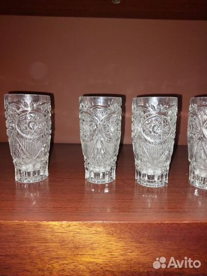 Бокалы хрустальные