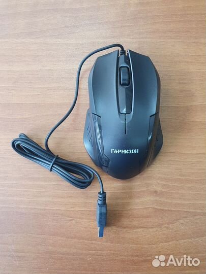 Мышь Гарнизон GM-110 Black USB новая в коробочке