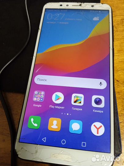 Телефон Honor 7a pro материнская плата