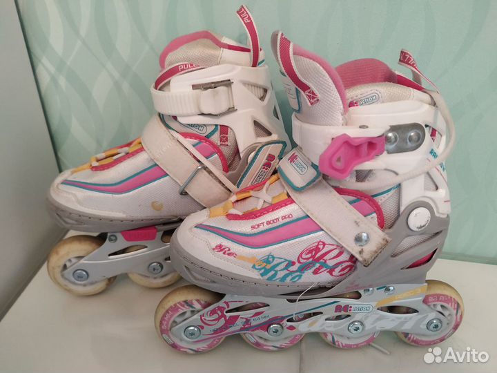 Роликовые коньки детские раздвижные