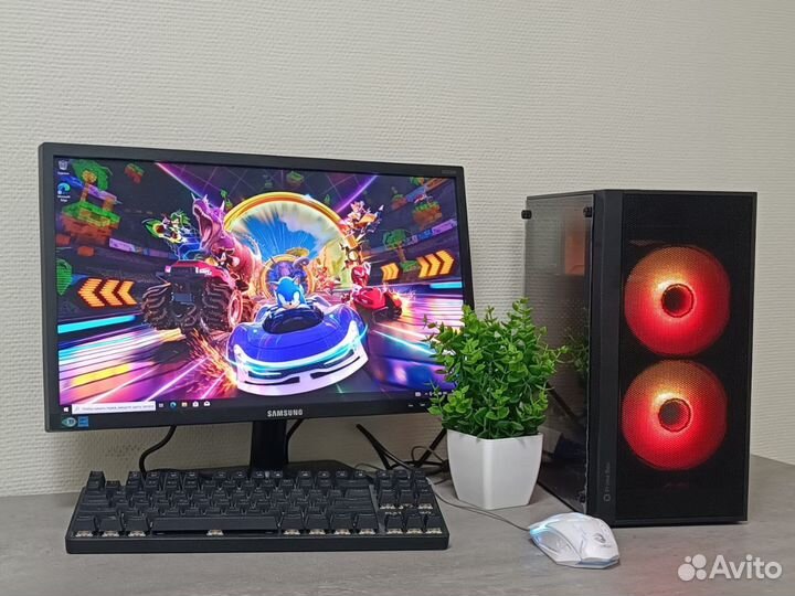 Игровой пк GTX1650/i5-4570/16GB/SSD