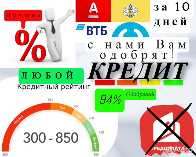 Помощь в получении кредита