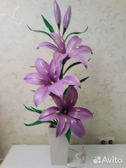 Ростовые цветы из изолона