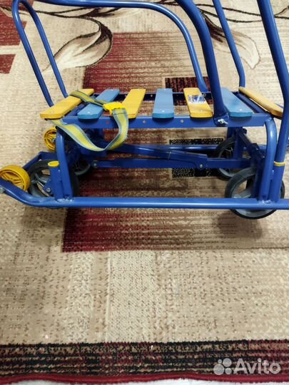 Детские санки на колесах