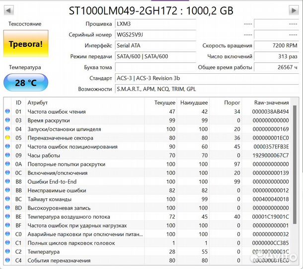 Жесткие диски Seagate WD