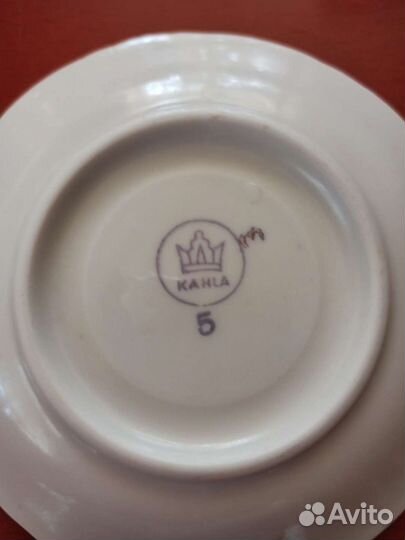 Чайный перламутровый с позолотой сервиз kahla
