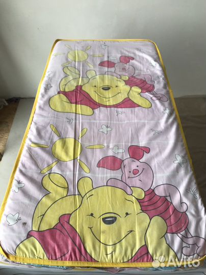 Матрац детский, одеяло, постельное бельё