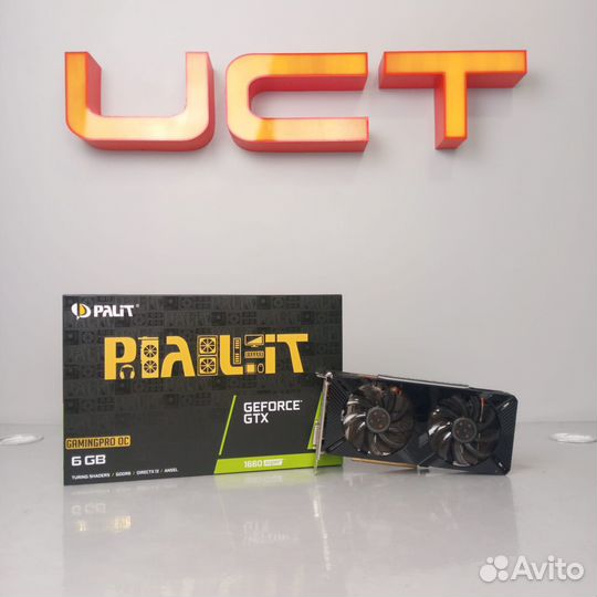 Видеокарта Palit GTX1660 Super Gaming Pro 6Гб