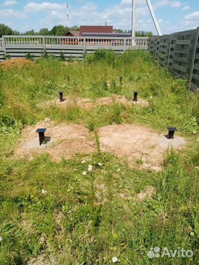 Винтовые сваи + монтаж