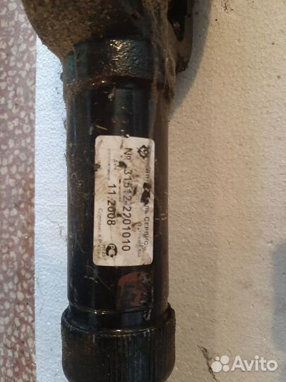 Карданный вал на УАЗ Буханка 31512