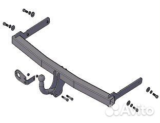 Фаркоп Skoda Octavia III лифтбек/универсал 2013-2020, исключая RS, исключая 4WD. Требуется подрезка