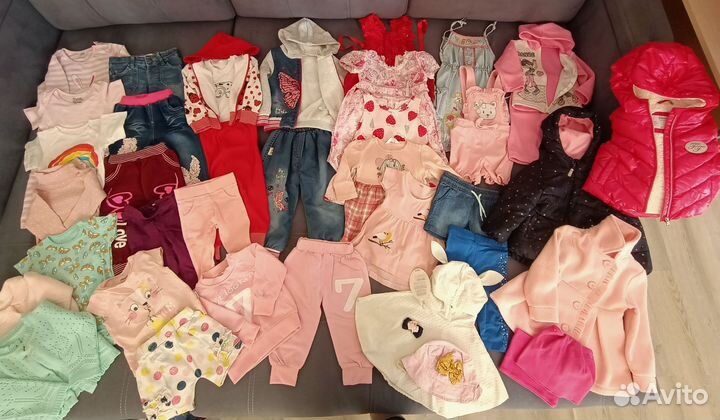 Вещи на девочку (68-92) пакетом и по отдельности