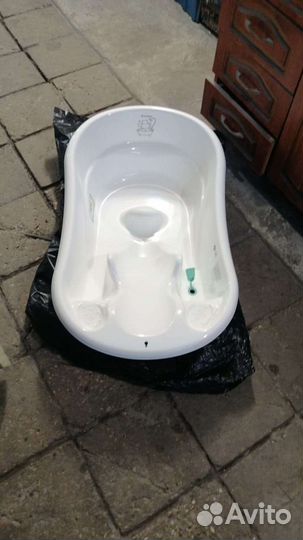 Ванночка детская с горкой и термометром