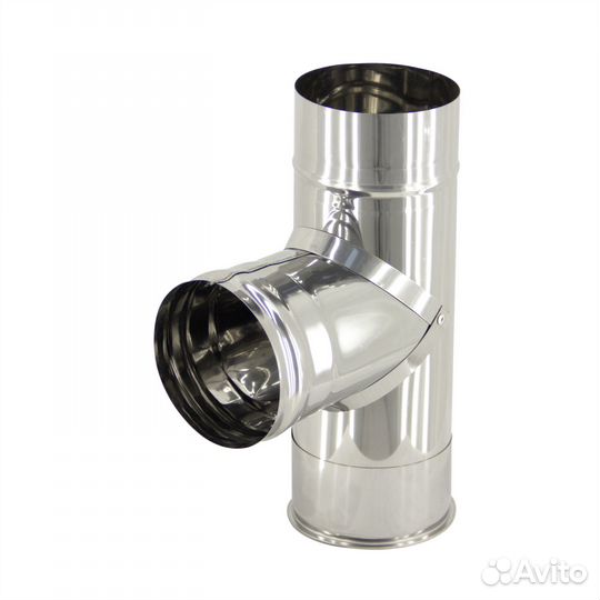 Тройник 90 D115мм 0,5мм aisi430