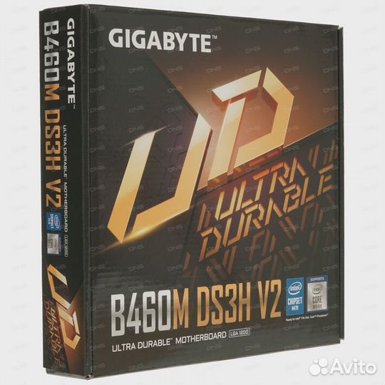 Материнская плата gigabyte B460M DS3H V2 новая