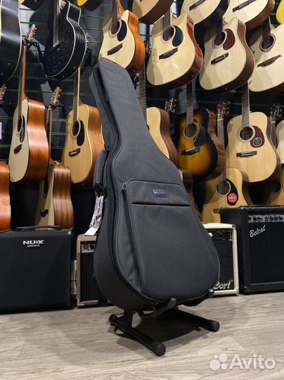 Kepma F0 GA WA с кейсом акустическая гитара массив