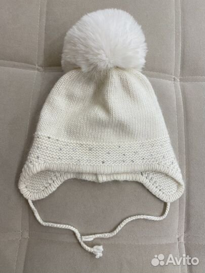 Шапка для девочки на 12m и 24m