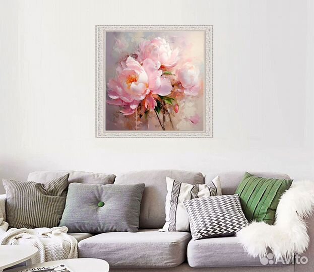 Интерьерная картина Пионы