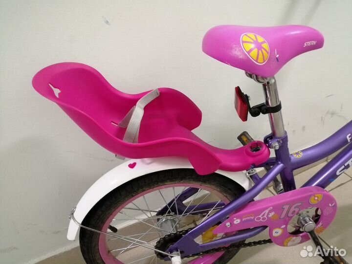 Велосипед для девочки 4-6 лет (95-125см.)