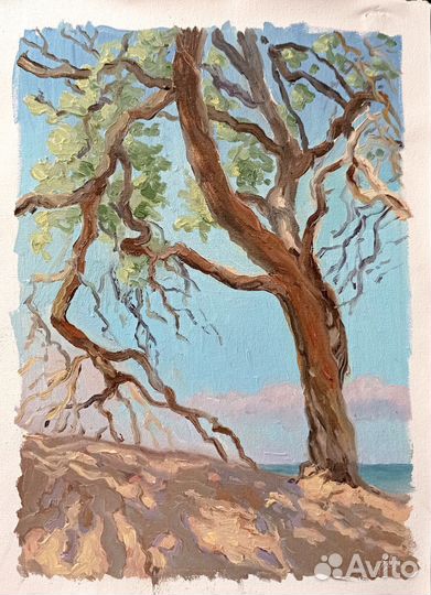 Картина маслом морской пейзаж