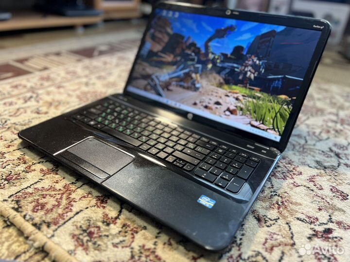 Большой 17дюм Ноутбук HP core i3/8гб/120ssd+500hdd