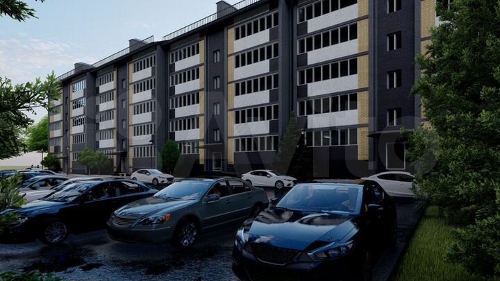 2-к. квартира, 59,6 м², 4/5 эт.