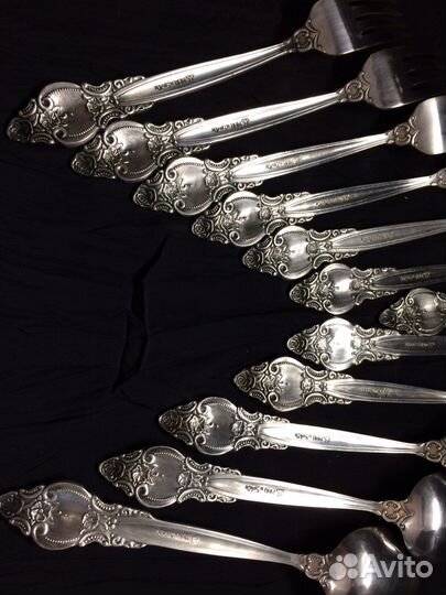Ложки Вилки мельхиор Троянда СССР
