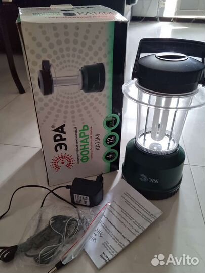 Аккумуляторный кемпинговый фонарь Эра. Новый