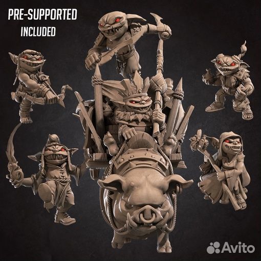 Набор Миниатюр DnD 5th e Goblin Pack