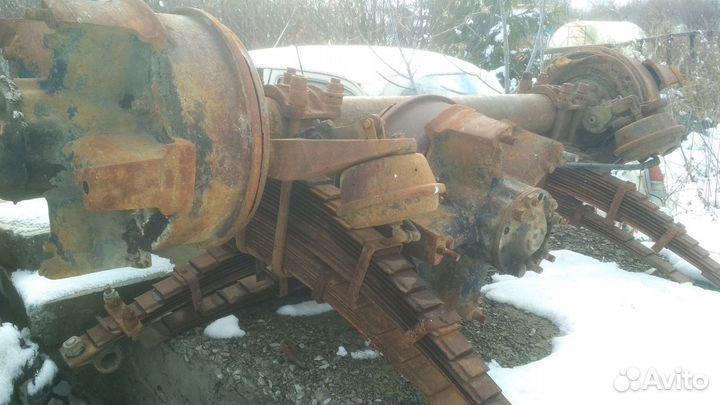 Ось прицепа маз камаз