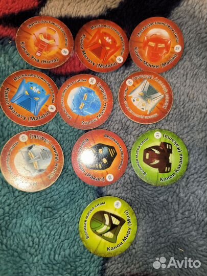 Фишки бионикл 125 штук