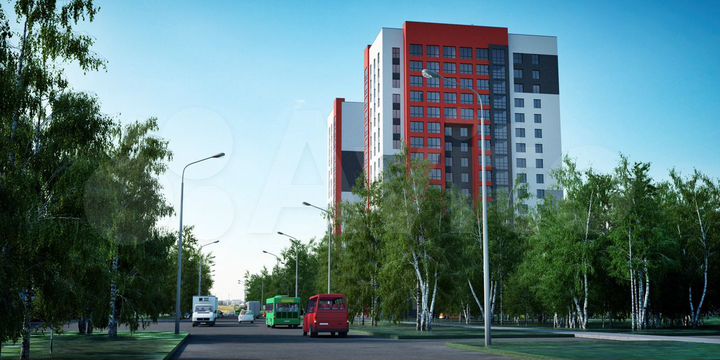 3-к. квартира, 72 м², 14/17 эт.