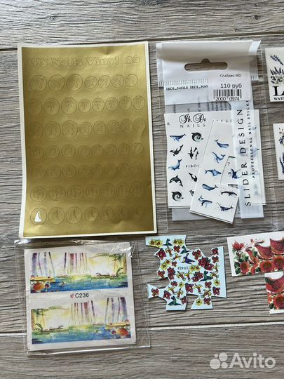 Слайдеры для ногтей летние