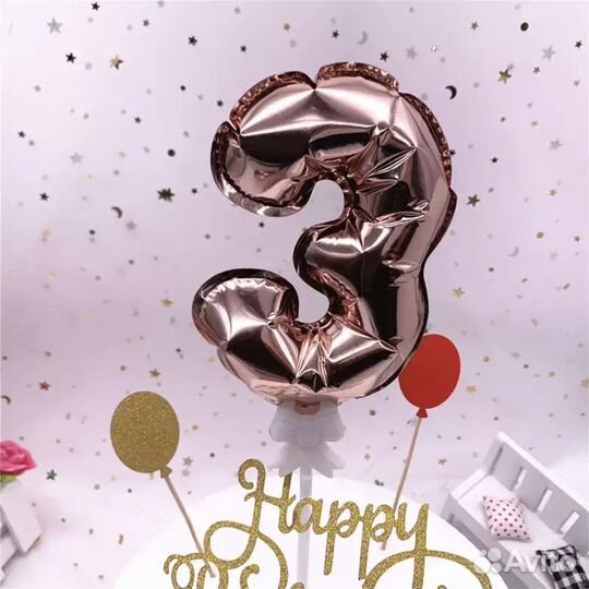 Мини топпер, цифры 3 и 6