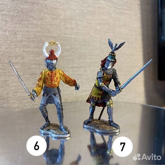 Оловянные солдатики 54 мм, окрашенные